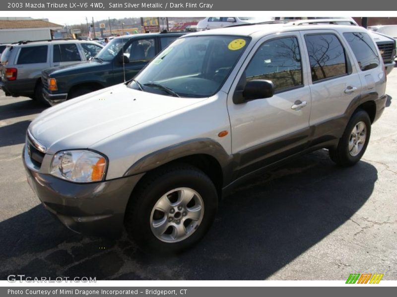 Satin Silver Metallic / Dark Flint Gray 2003 Mazda Tribute LX-V6 4WD