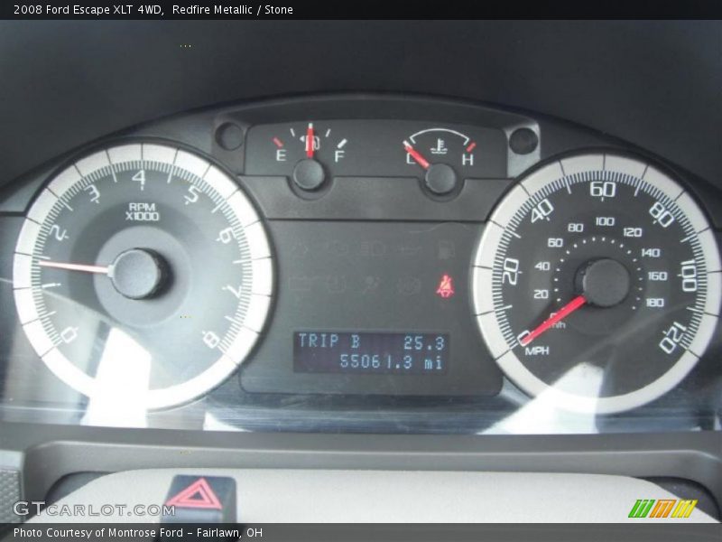 Redfire Metallic / Stone 2008 Ford Escape XLT 4WD