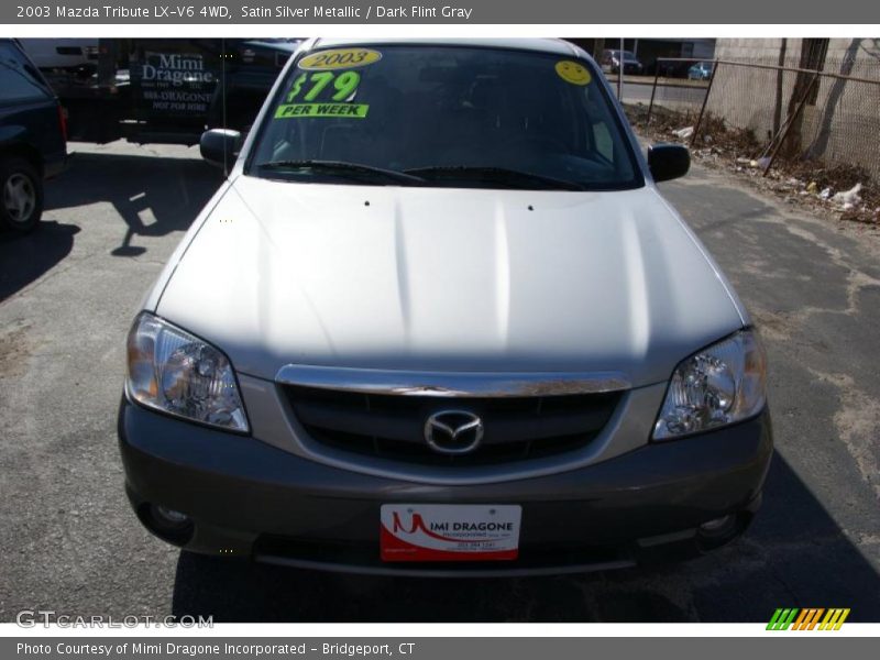 Satin Silver Metallic / Dark Flint Gray 2003 Mazda Tribute LX-V6 4WD