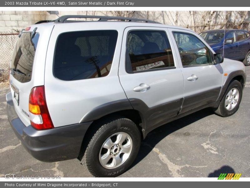 Satin Silver Metallic / Dark Flint Gray 2003 Mazda Tribute LX-V6 4WD