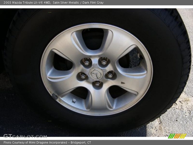 Satin Silver Metallic / Dark Flint Gray 2003 Mazda Tribute LX-V6 4WD