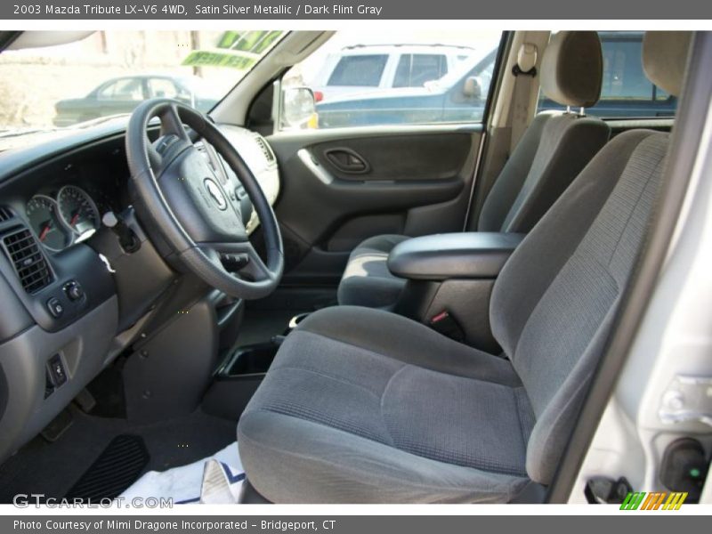 Satin Silver Metallic / Dark Flint Gray 2003 Mazda Tribute LX-V6 4WD
