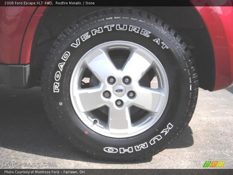 Redfire Metallic / Stone 2008 Ford Escape XLT 4WD