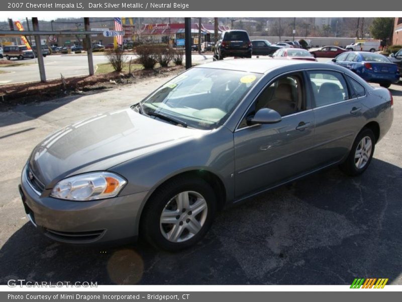 Dark Silver Metallic / Neutral Beige 2007 Chevrolet Impala LS