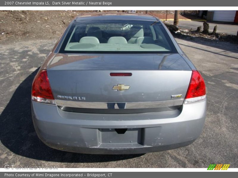 Dark Silver Metallic / Neutral Beige 2007 Chevrolet Impala LS