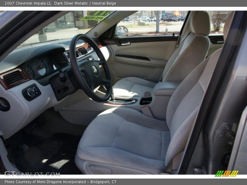 Dark Silver Metallic / Neutral Beige 2007 Chevrolet Impala LS