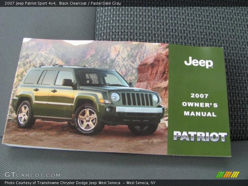 Black Clearcoat / Pastel Slate Gray 2007 Jeep Patriot Sport 4x4