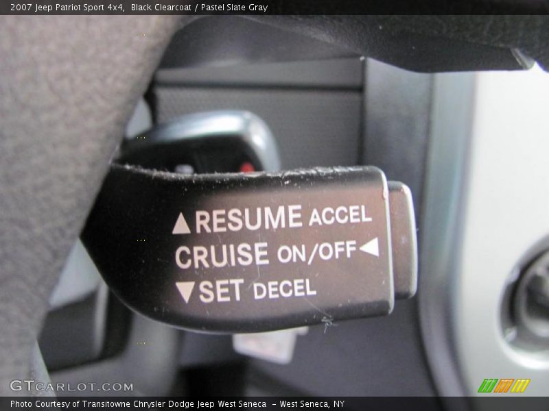 Black Clearcoat / Pastel Slate Gray 2007 Jeep Patriot Sport 4x4