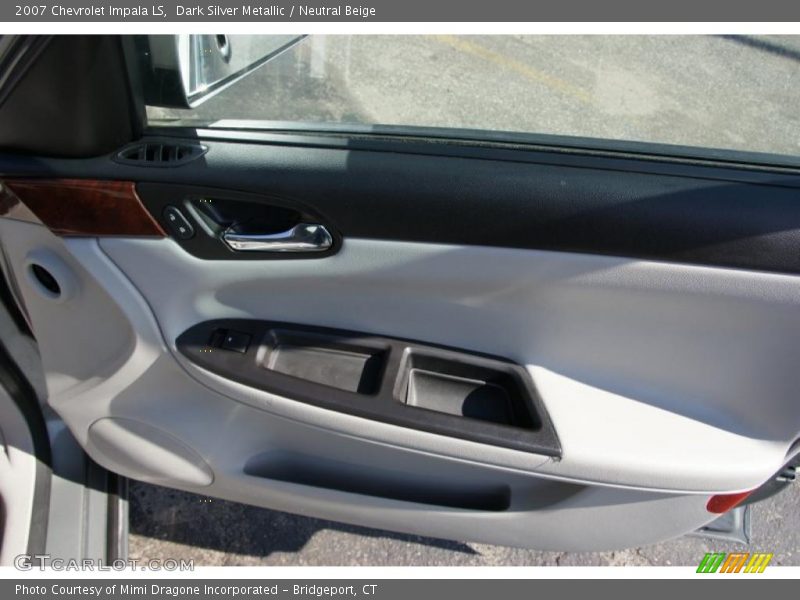 Dark Silver Metallic / Neutral Beige 2007 Chevrolet Impala LS
