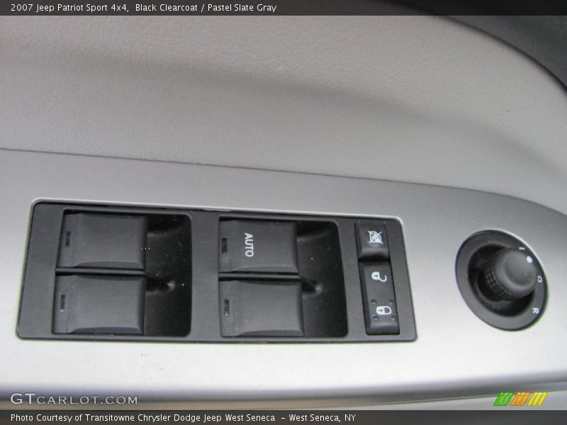 Black Clearcoat / Pastel Slate Gray 2007 Jeep Patriot Sport 4x4