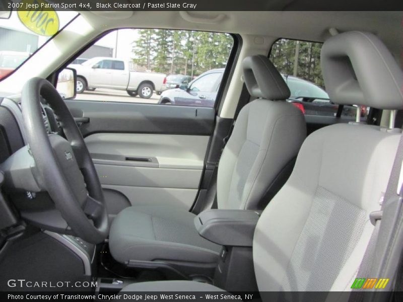 Black Clearcoat / Pastel Slate Gray 2007 Jeep Patriot Sport 4x4