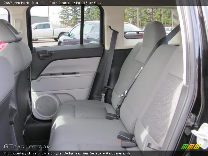 Black Clearcoat / Pastel Slate Gray 2007 Jeep Patriot Sport 4x4