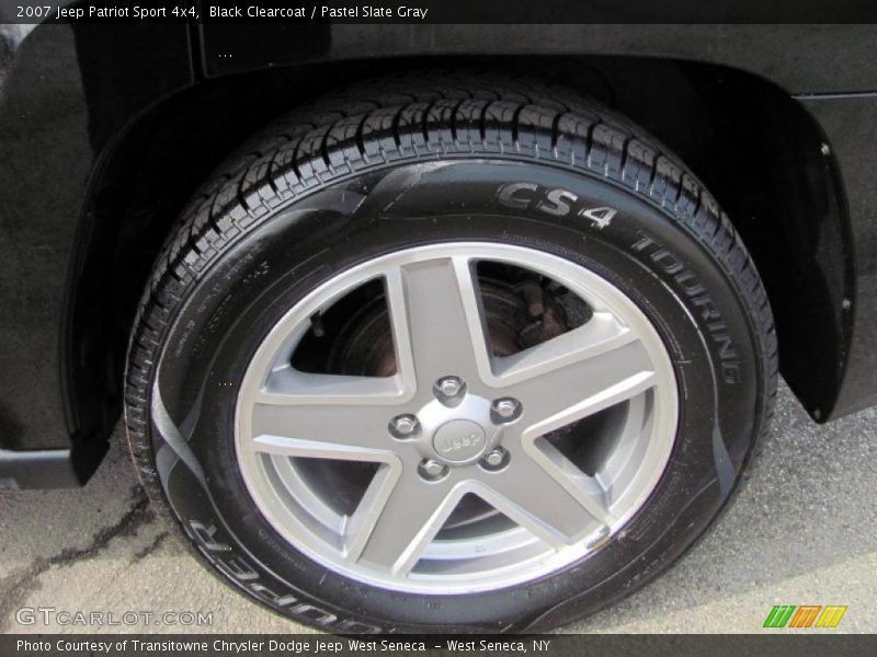 Black Clearcoat / Pastel Slate Gray 2007 Jeep Patriot Sport 4x4