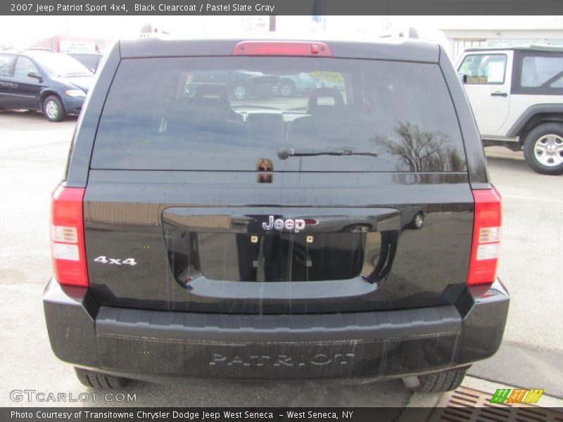 Black Clearcoat / Pastel Slate Gray 2007 Jeep Patriot Sport 4x4