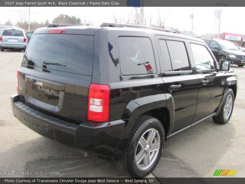 Black Clearcoat / Pastel Slate Gray 2007 Jeep Patriot Sport 4x4