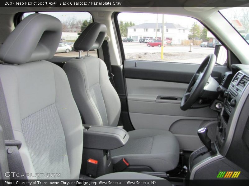 Black Clearcoat / Pastel Slate Gray 2007 Jeep Patriot Sport 4x4