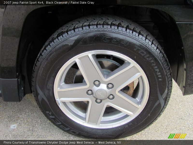 Black Clearcoat / Pastel Slate Gray 2007 Jeep Patriot Sport 4x4