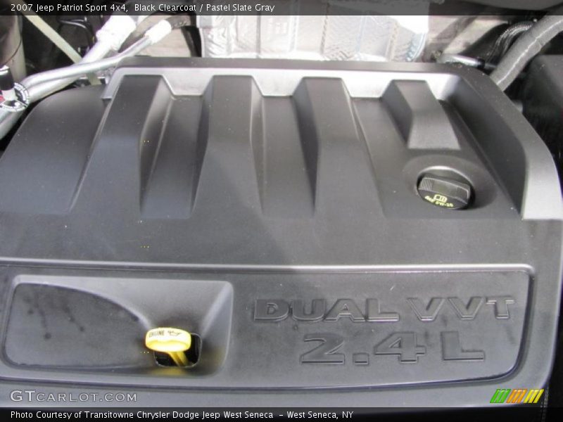 Black Clearcoat / Pastel Slate Gray 2007 Jeep Patriot Sport 4x4