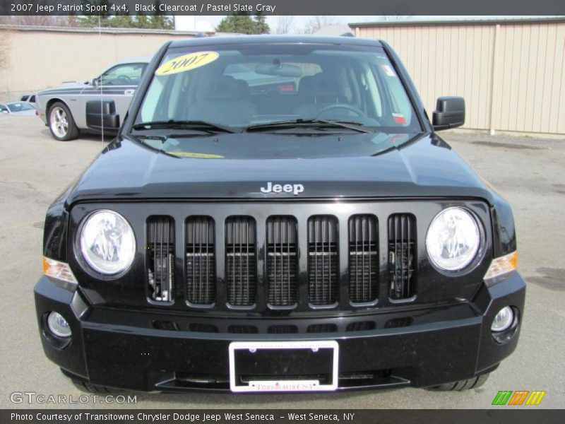 Black Clearcoat / Pastel Slate Gray 2007 Jeep Patriot Sport 4x4