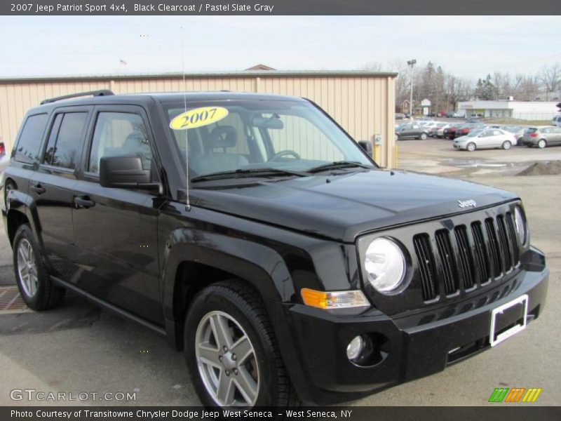 Black Clearcoat / Pastel Slate Gray 2007 Jeep Patriot Sport 4x4