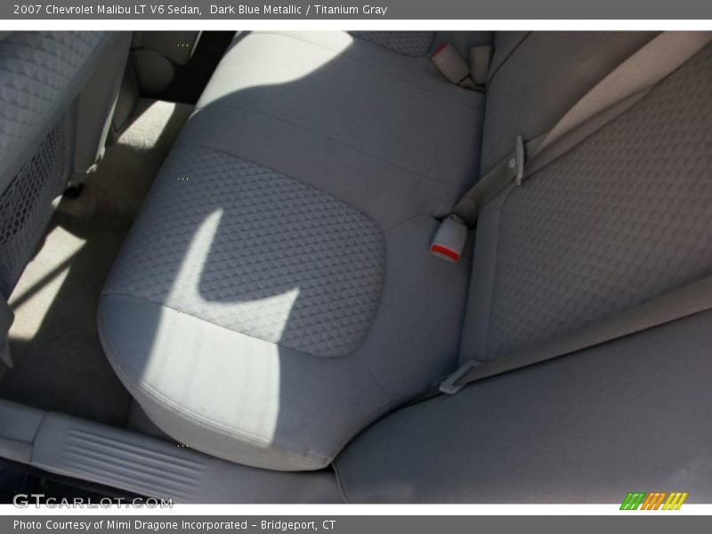 Dark Blue Metallic / Titanium Gray 2007 Chevrolet Malibu LT V6 Sedan