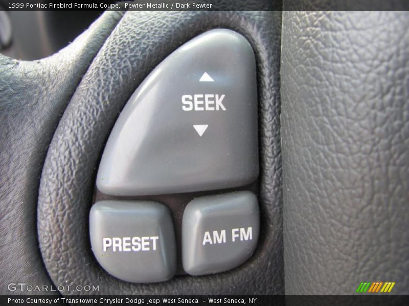 Controls of 1999 Firebird Formula Coupe