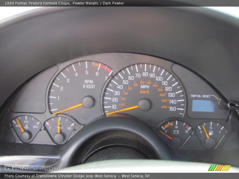  1999 Firebird Formula Coupe Formula Coupe Gauges