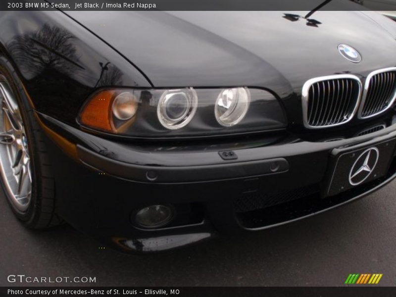 Jet Black / Imola Red Nappa 2003 BMW M5 Sedan
