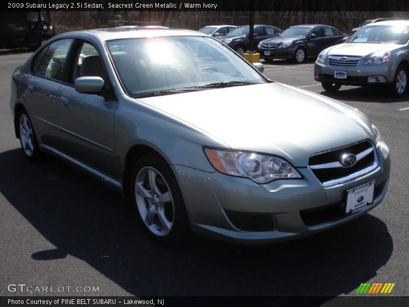 Seacrest Green Metallic / Warm Ivory 2009 Subaru Legacy 2.5i Sedan