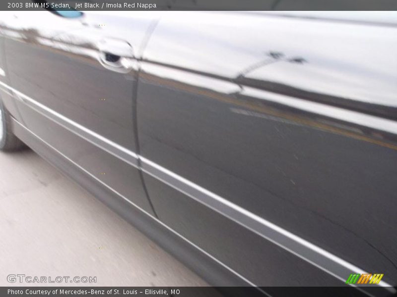 Jet Black / Imola Red Nappa 2003 BMW M5 Sedan