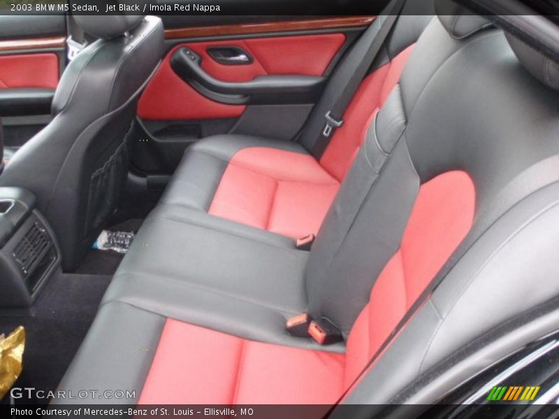  2003 M5 Sedan Imola Red Nappa Interior