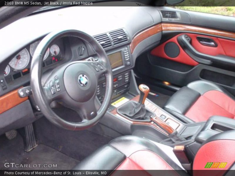 Imola Red Nappa Interior - 2003 M5 Sedan 