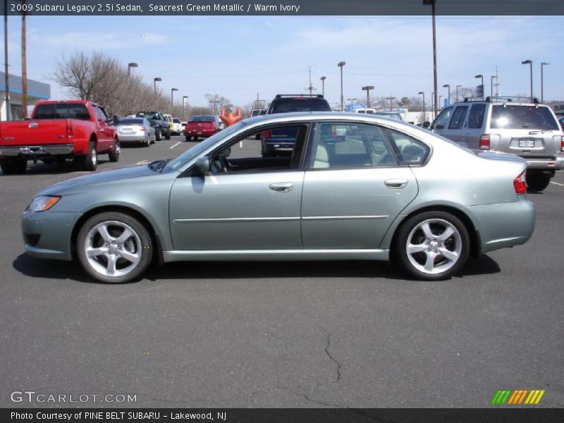 Seacrest Green Metallic / Warm Ivory 2009 Subaru Legacy 2.5i Sedan