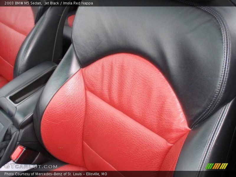  2003 M5 Sedan Imola Red Nappa Interior