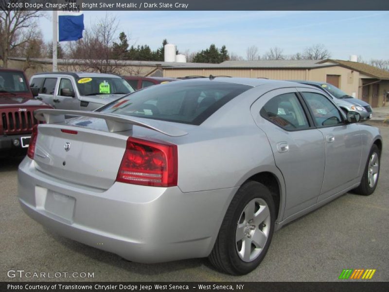 Bright Silver Metallic / Dark Slate Gray 2008 Dodge Charger SE