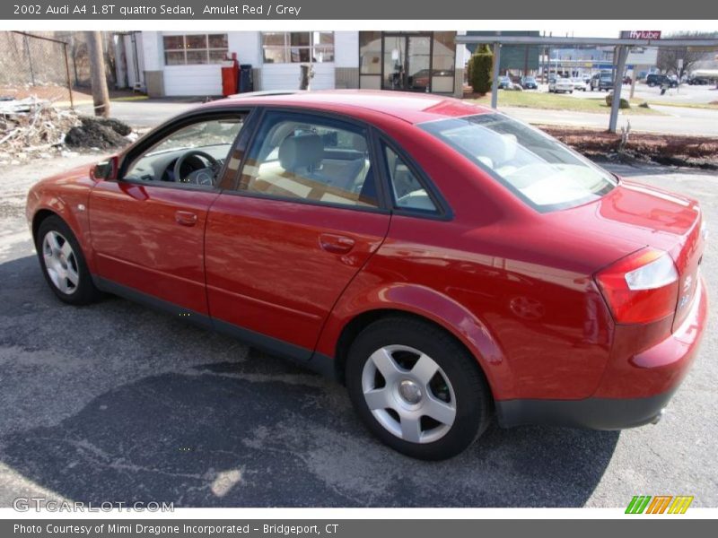 Amulet Red / Grey 2002 Audi A4 1.8T quattro Sedan