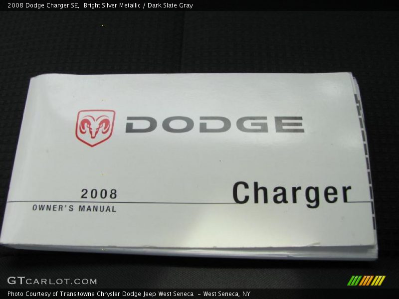 Bright Silver Metallic / Dark Slate Gray 2008 Dodge Charger SE
