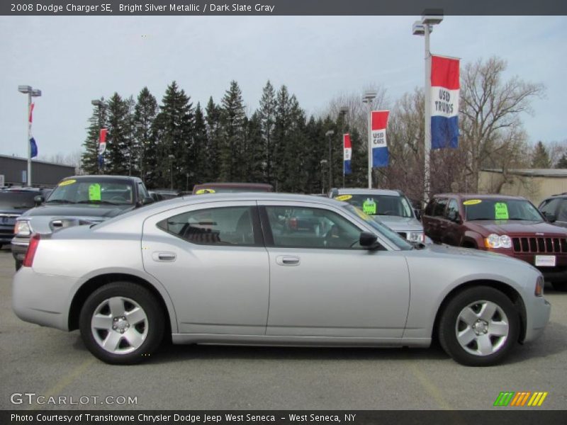 Bright Silver Metallic / Dark Slate Gray 2008 Dodge Charger SE