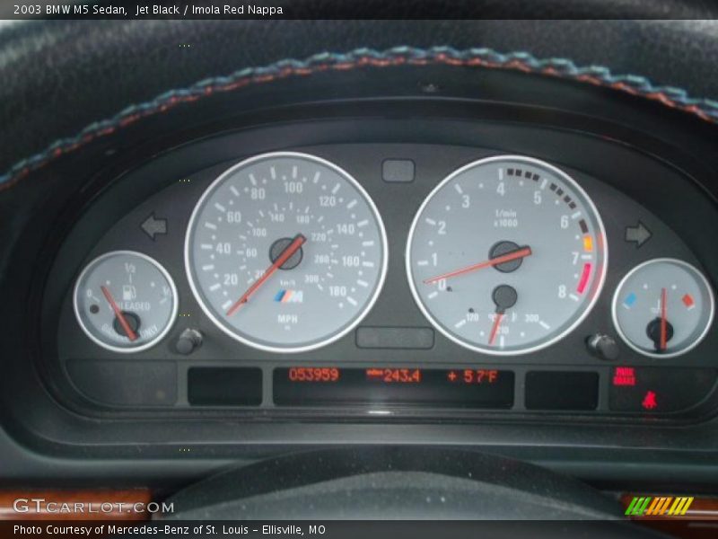  2003 M5 Sedan Sedan Gauges