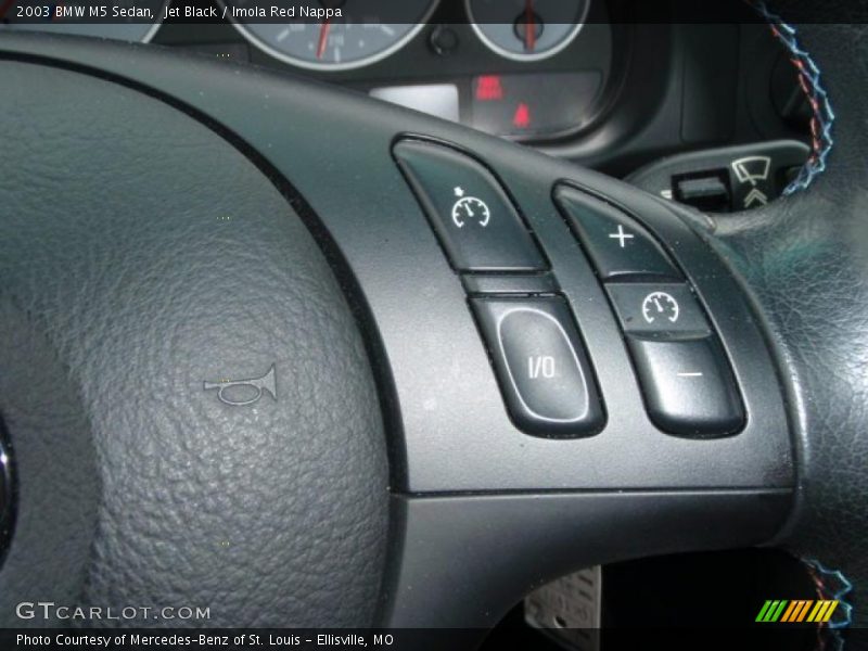 Controls of 2003 M5 Sedan