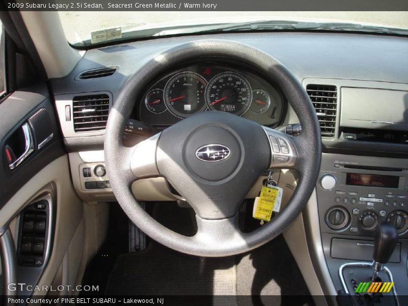Seacrest Green Metallic / Warm Ivory 2009 Subaru Legacy 2.5i Sedan