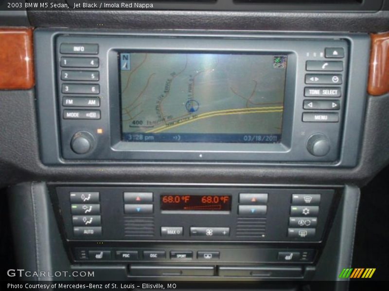 Navigation of 2003 M5 Sedan