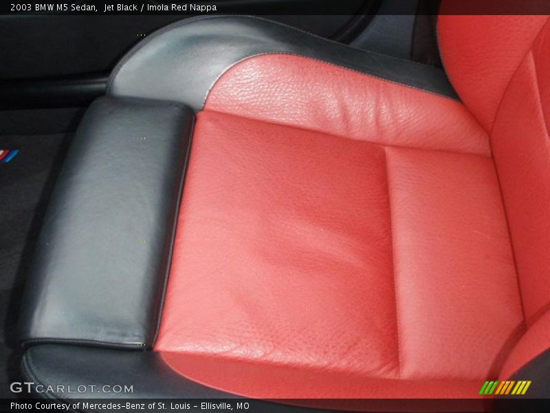  2003 M5 Sedan Imola Red Nappa Interior