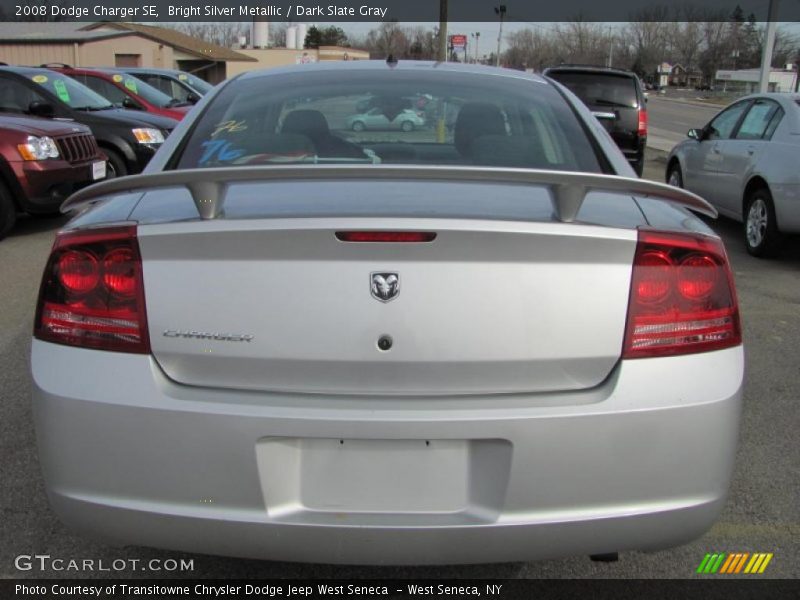 Bright Silver Metallic / Dark Slate Gray 2008 Dodge Charger SE