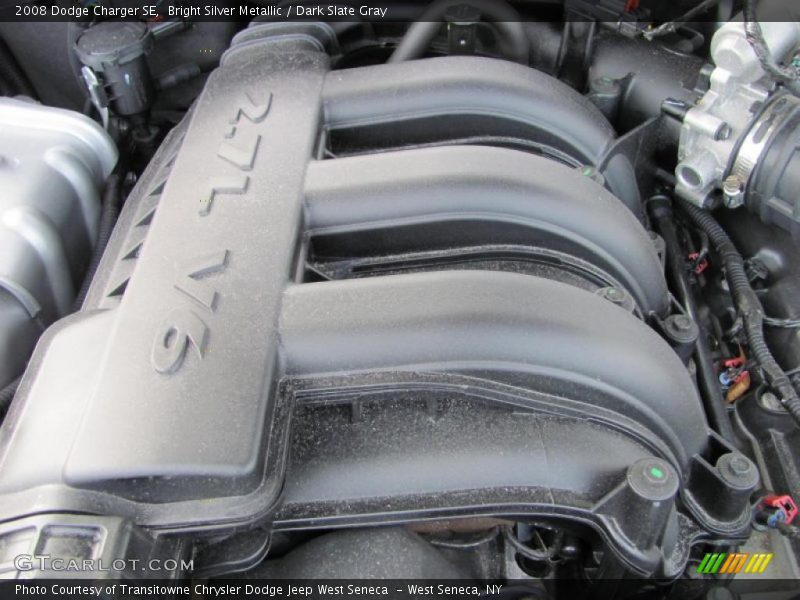 Bright Silver Metallic / Dark Slate Gray 2008 Dodge Charger SE