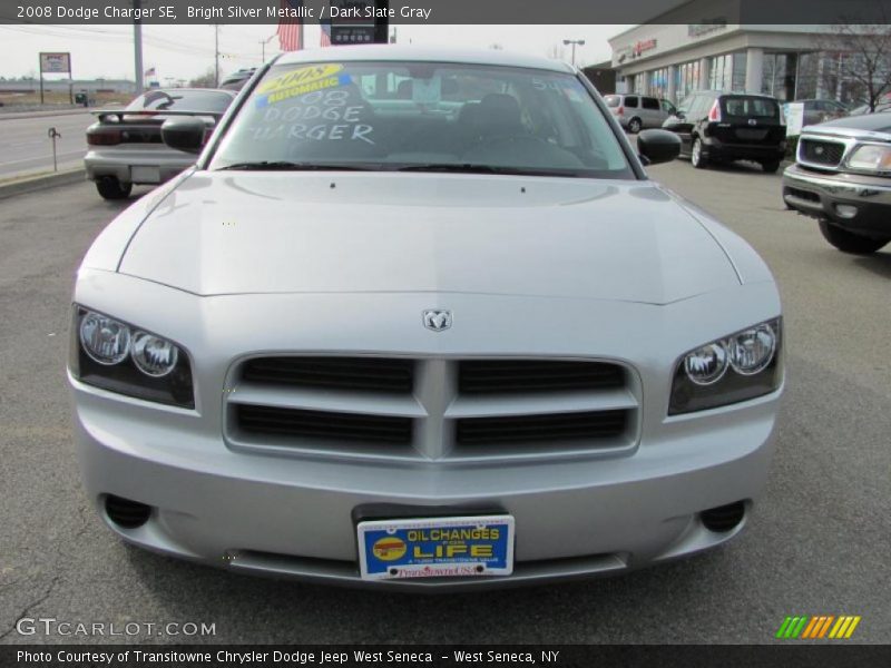 Bright Silver Metallic / Dark Slate Gray 2008 Dodge Charger SE