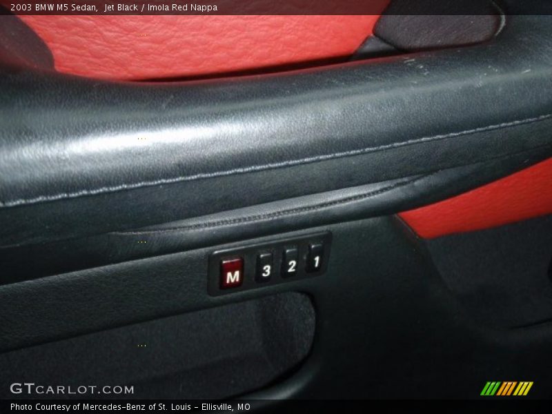 Controls of 2003 M5 Sedan