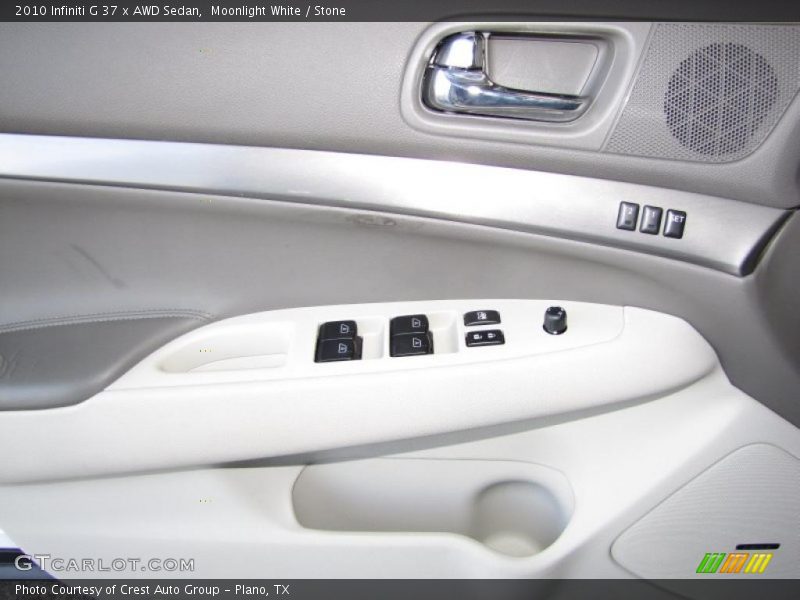 Moonlight White / Stone 2010 Infiniti G 37 x AWD Sedan