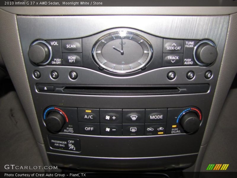Moonlight White / Stone 2010 Infiniti G 37 x AWD Sedan