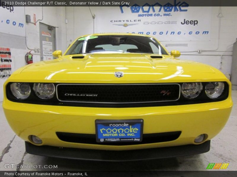 Detonator Yellow / Dark Slate Gray 2010 Dodge Challenger R/T Classic